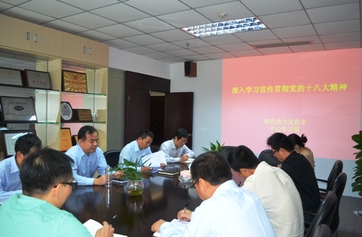 必一运动官网党总支组织学习十八大精神