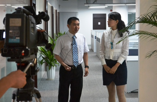 深圳电视台到必一运动官网采访