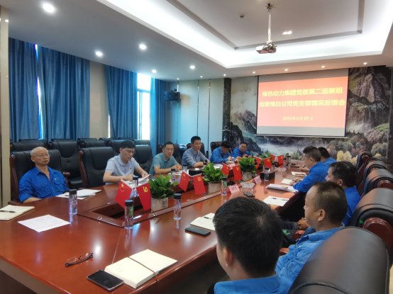 必一运动官网党委巡察组赴博白、汕头公司召开巡察情况反馈会